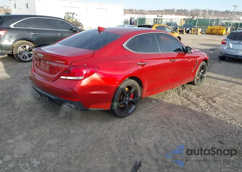 2021 Genesis G70 3.3T Awd из США, поврежденный, VIN KMTG34LE5MU076348